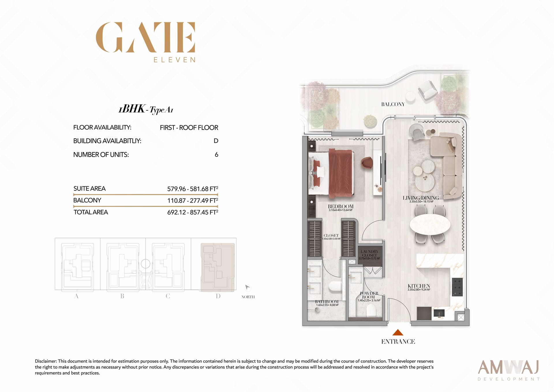 1 Bedroom - View 1
