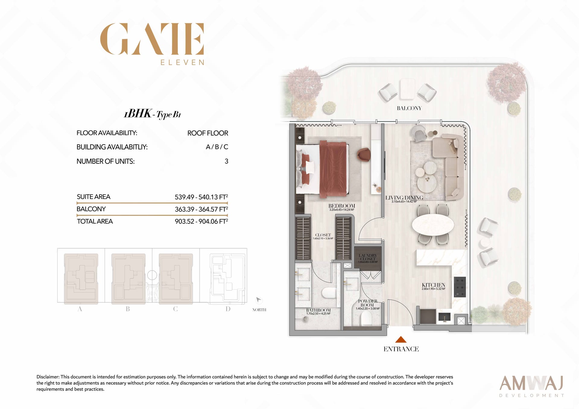 1 Bedroom - View 3