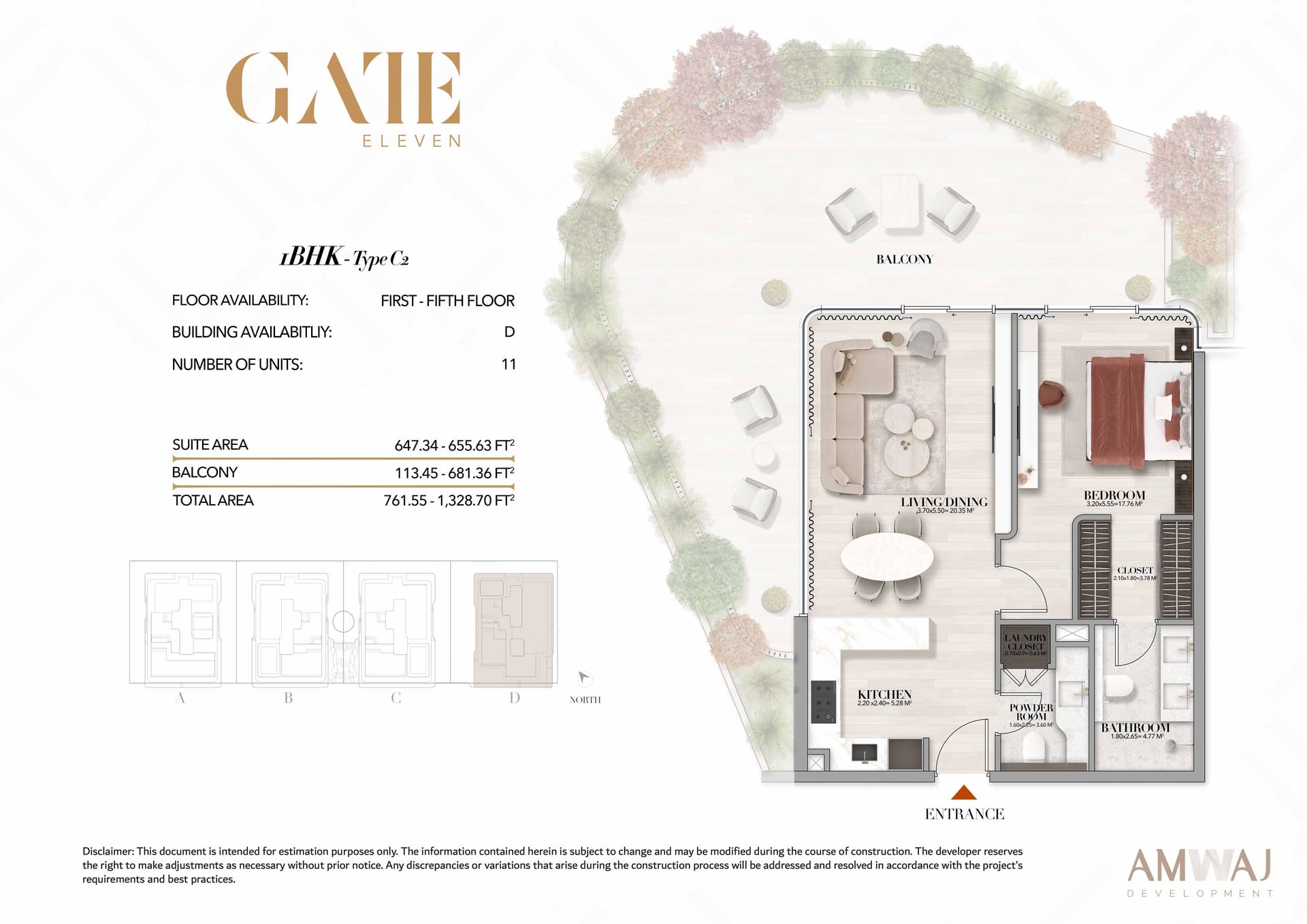 1 Bedroom - View 6